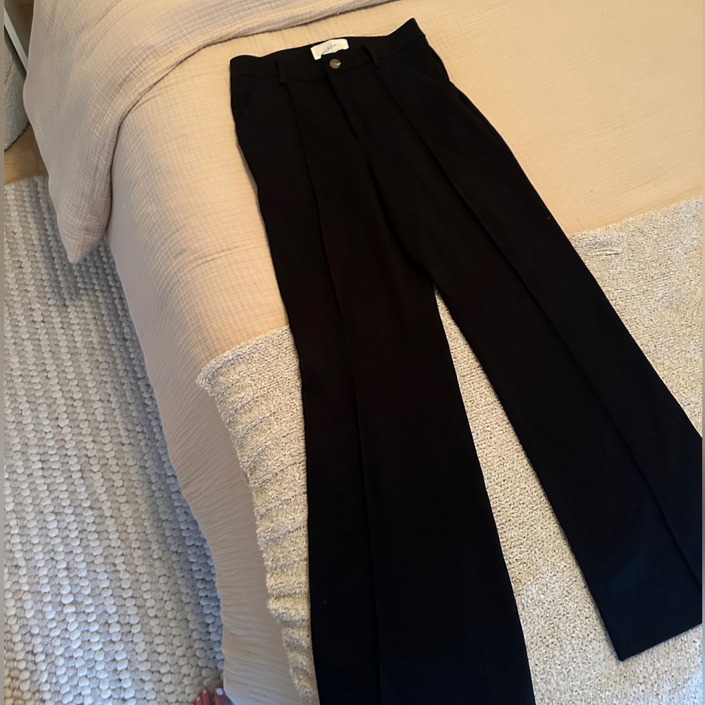 The Great — The Trimmed Prim Trouser — Black